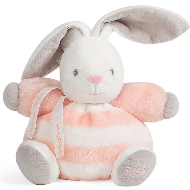  baby pastel soft toy rabbit white orange 18 cm 